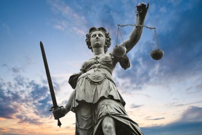 Vrouwe justitia